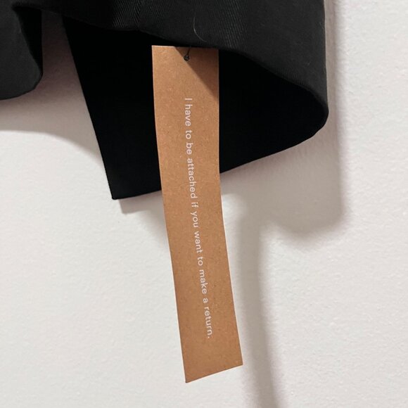 Reformation Black Maxi Skirt With Back Slit & Pockets Size 2 - Picture 10 of 16